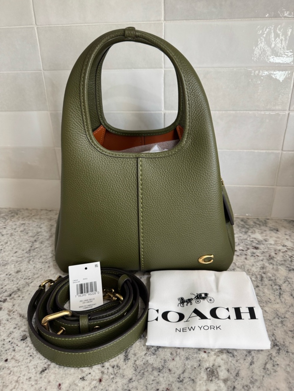 Authentic Coach Lana 23 Bag Olive
